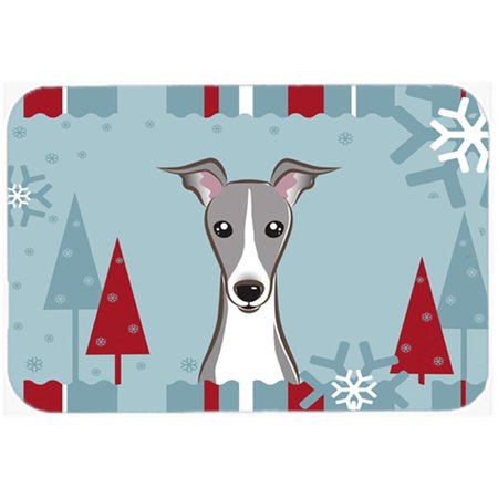 CAROLINES TREASURES Winter Holiday Italian Greyhound Mouse Pad- Hot Pad and Trivet BB1732MP